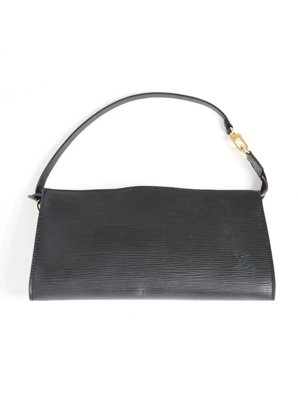 Louis Vuitton Pochette Accessoires Pouch Epi Black Gold